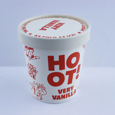 PE bedekte ijspapierbeker met deksel 6 oz 175 ml op maat gedrukt wegwerpbeker