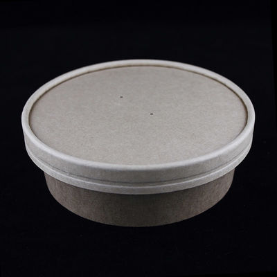 Kraftpapier salade schalen met deksels 500ml Custom Printing Food Packing Box