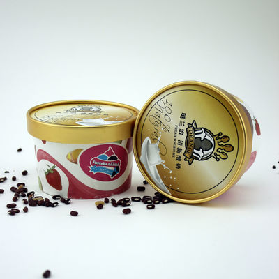 Leekproof Biologisch afbreekbare ijscontainers met deksels Eco Friendly 5oz 150ml