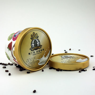 Leekproof Biologisch afbreekbare ijscontainers met deksels Eco Friendly 5oz 150ml