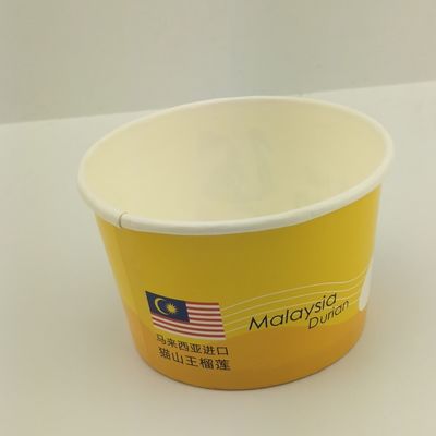 Papier deksel Custom Printed Paper IJsbekers Printing Takeaway Containers 8oz 250ml papieren beker