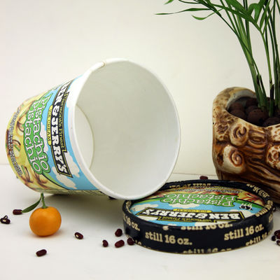 475 ml ijspapierbeker met deksel