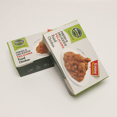Kraft wegwerpvoedselverpakkingsdoos Snack vernisverpakkingscontainer