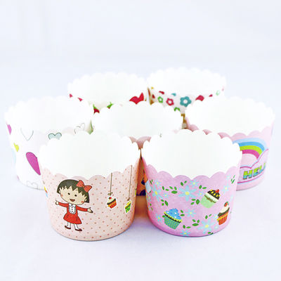 Paper Cupcake Bakery Packaging Box Stamping Printing Biologisch afbreekbare koffer