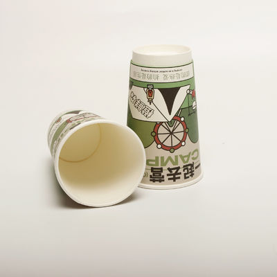 Holle drankjes drinkpapierbeker met deksel op maat gedrukt wegwerpbeker 16 oz 520 ml