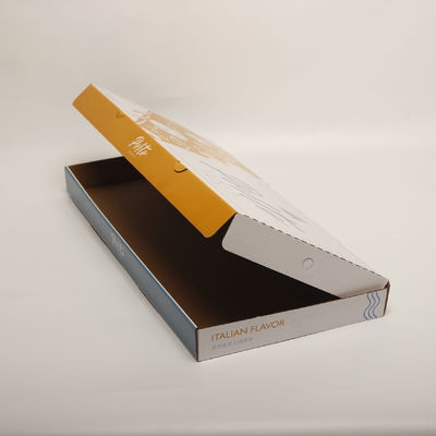 Aangepaste draagbare, gedrukte voedselverpakkingsdoos, lichtgewicht gepersonaliseerde pizza dozen.