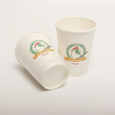 Biologisch afbreekbare dubbele wand koffiebekers Eco-vriendelijk 360 ml 12 oz