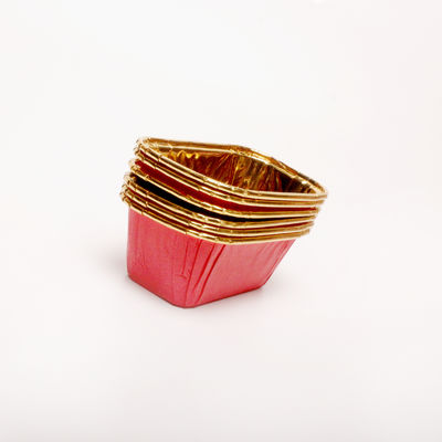 Fluted Sides Aluminium Foil Bakkers, Bakken Mini Aluminium Cupcake Liners