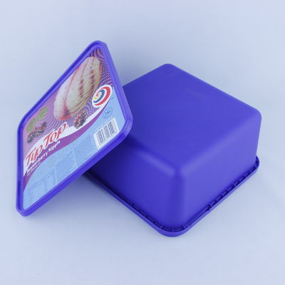 Eetbare ijspapierbeker met deksel