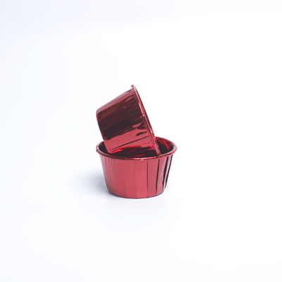 Composteerbare aluminium folie cupcake voering, wegwerp muffin bakbeker