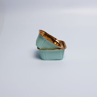 Aluminium karton cupcake cups recycleerbare vetbestendige muffin papieren doos