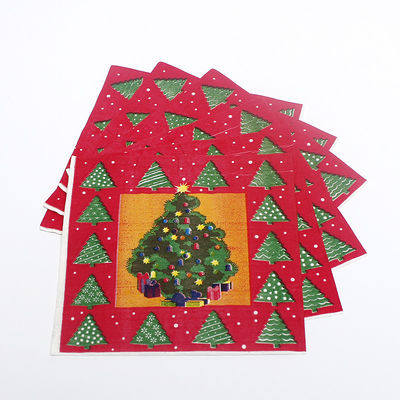 Restauranten gedrukt wegwerp servetten Hout pulp tissue papier serviette