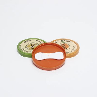 IJsdoos ronde doodle tin custard pudding kopje met deksel plastic kleine wegwerp kopje yoghurt kopje