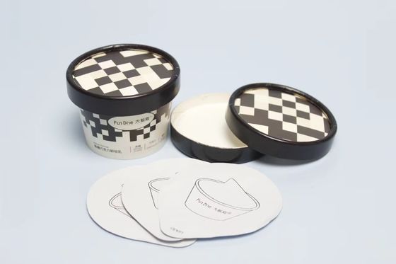 85 ml ijspapierbeker wegwerp ijspapier kom yoghurt papierbeker en ijspapier kom verpakkingsdoos