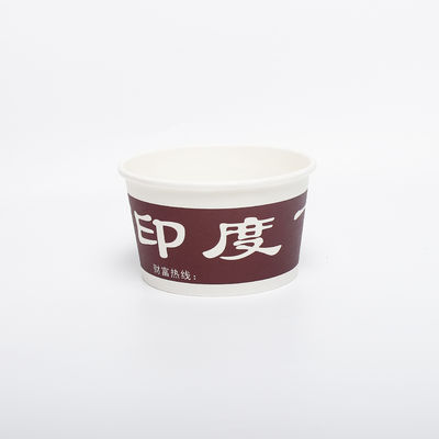 Verpakking Doos Papier Bowl aangepast drukken LOGO LOGO eenmalige verdikkende PE-film take-out merk aangepast