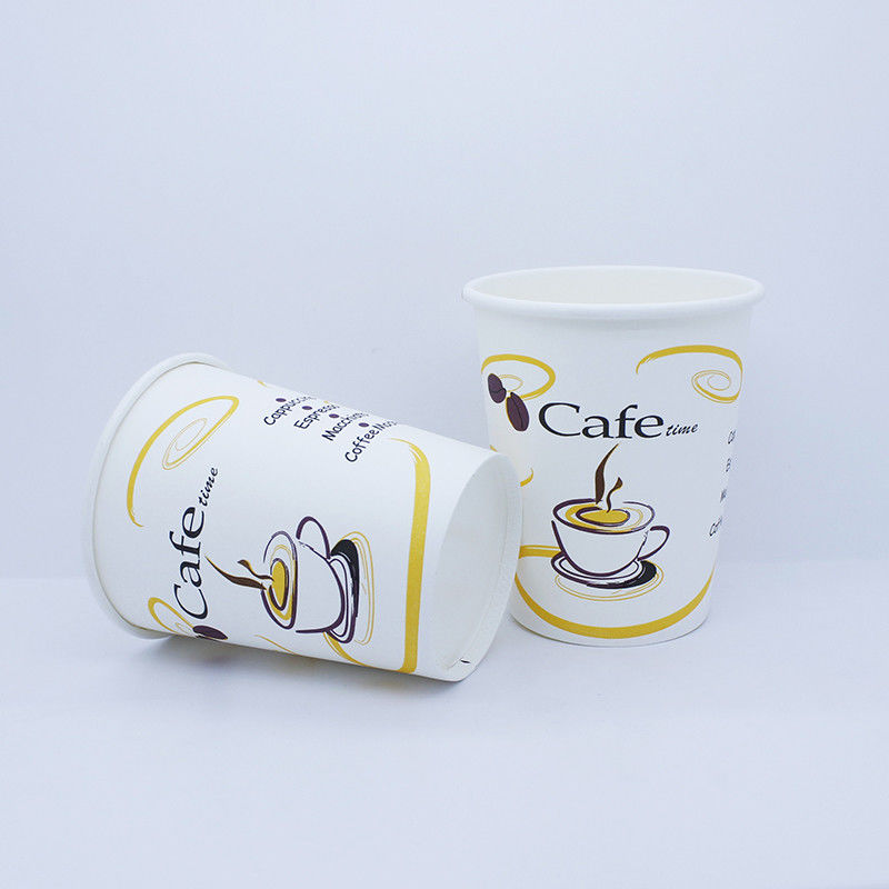 Dubbelwand Ripple Paper Cup 8 Oz Wegwerp logo voor koffie dranken