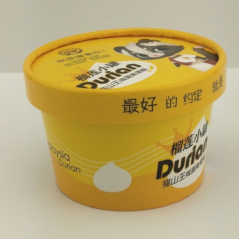 Papier deksel Custom Printed Paper IJsbekers Printing Takeaway Containers 8oz 250ml papieren beker