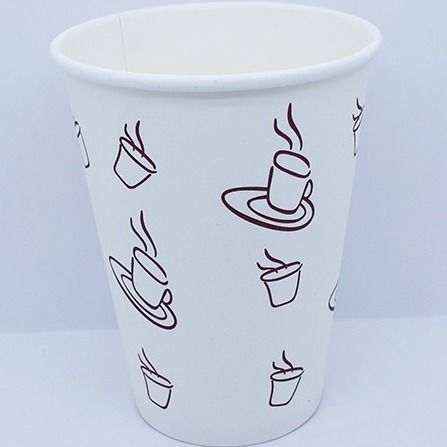Custom takeaway Eco-vriendelijke papieren koffiebekers met deksels voor warme dranken 12 oz